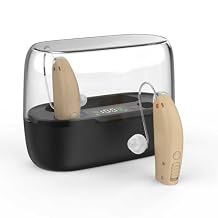 Hearing Aids for Seniors, Rechargeable OTC Hearing Aids for Adults with Hearing Loss, Behind-The-Ear Ear Aid