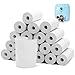 20 Rollen Thermopapier Kinderkamera, Nachfüllpapier für Kinderkamera, Thermodrucker Papier Weiß, 57mm Thermo Druckerpapier Nachfülldruckpapier für Kinder Sofortbildkameras