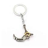 GRÖSSE: 4X4.5 cm Hot Spiel DOTA 2 Keychain Schlüsselanhänger Slark Skadi Klingenwaffe Modell Schlüsselanhänger DOTA2 Schlüsselanhänger Funs Schlüsselhalter chaveiros Personalisierte Schlüsselkette ( Color : White )