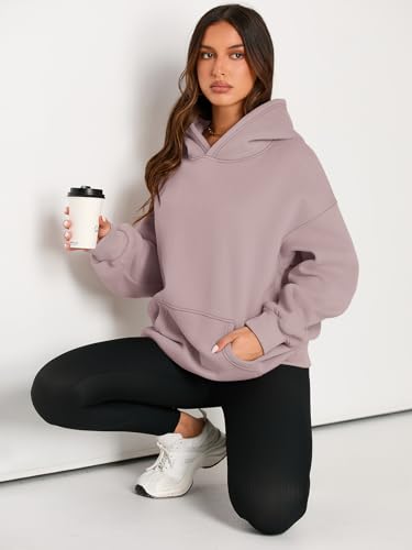 Image of EFAN Women's Hoodies Oversized Sweatshirt Comfort Fleece Sweaters | Cozy Trendy Pullover Hoodies, Sweatshirts with Pockets For Fall & Winter