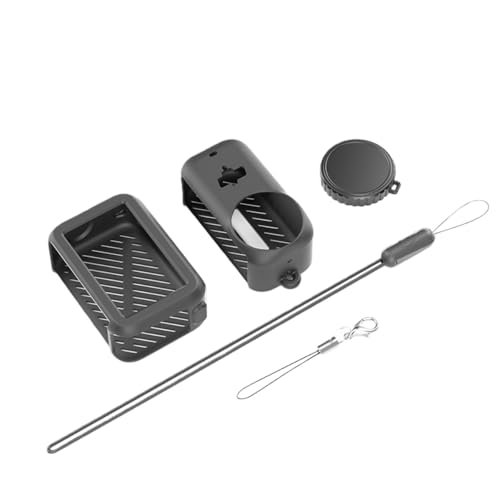 For DJI SOMO Nano �{�f�B�p �V���R���J�o�[ �����Y�L���b�v �ی�P�[�X �J���� �ϏՌ��P�[�X+�����Y�L���b�v+�X�g���b�v �Ռ��h�~ ���h�~ �h���h�� �J�����ی�V�F�� For DJI SOMO Nano���E�ȒP Nano�p�J�����ی�A�N�Z