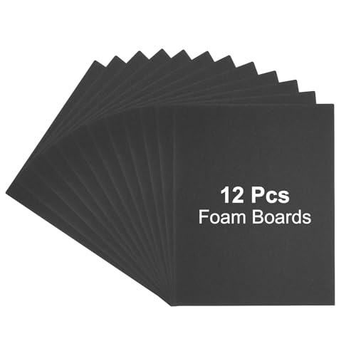 Planches en mousse 5mm PATIKIL lot de 12 plaques blanches 406x305mm pour maquette et encadrement