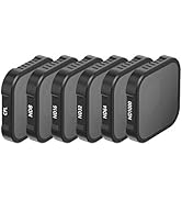 Skyreat ND Filters for GoPro Hero 9 10 Black 6 Pack - (CPL/ND8/ND16/ND32/ND64/ND1000)