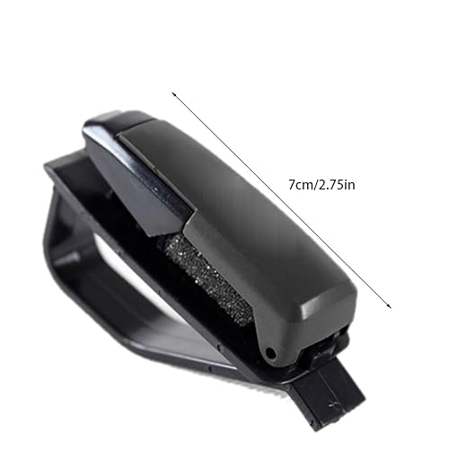 サングラス メガネ サンバイザー カード ペンクリップ カーアクセサリー, 黒, 1本