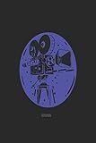 Retro Theater Vintage Kamera: FOTOGRAFEN UND KAMMERMANN NOTIZBUCH 6x9 (A5) 120 Seiten kariert! für Filmer & Kameramänner Fotografie,Theater, Liebhaber ... | Journal | Wochenplaner | Organiser |