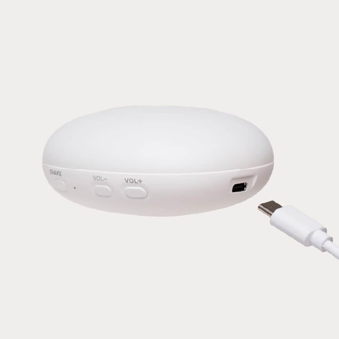 Moonie 2.0 Bio Brummbär mit Nachtlampe - Polar