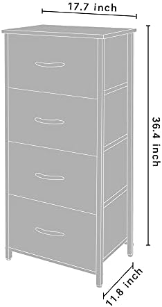 AZL1 Life Idea 4 Drawers Cloth Dresser Storage Tower, Organizer Unit for Bed room, Closet, Entryway, Hallway - Darkish Gray 9 31kZiC7er5L. AC