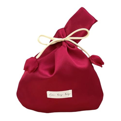 HIMKI Elegante Borsa da Polso in Seta da Donna - Borsetta per Matrimonio, Compleanno, Festa