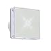 Price comparison product image Knightsbridge 100mm/4 Led Back Lit Extractor Fan With Overrun Timer-White, EX003T
