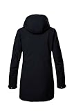 killtec Damen Softshell Parka/Softshelljacke mit abzippbarer Kapuze KOW 95 WMN SFTSHLL PRK, schwarz, 38, 41803-000