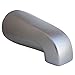 LASCO 08-1105 4 in 1 Fits Most Connection Bathtub Spout, Satin Nickel Finish