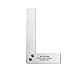 Treki Klein Anschlagwinkel Lineal 90 Grad Schlosserwinkel 80 x 50mm Zimmermannswinkel, L Winkel Lineal Präzisions Winkelmesser Mini Haarwinkel Maurerwinkel Anschlaglineal Schreinerwinkel