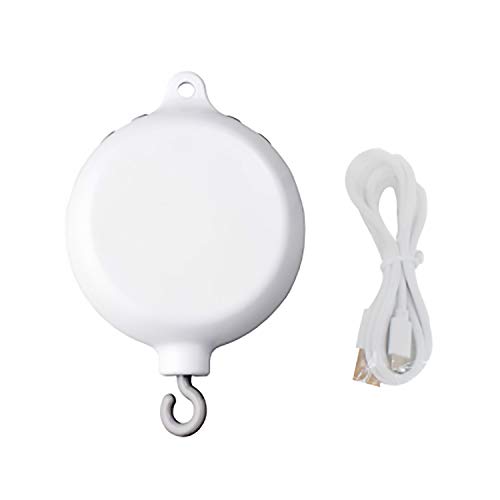 HLEEDUO Baby Crib Mobile Musical Box,Built-in Memory Card can Download Music, Battery Power