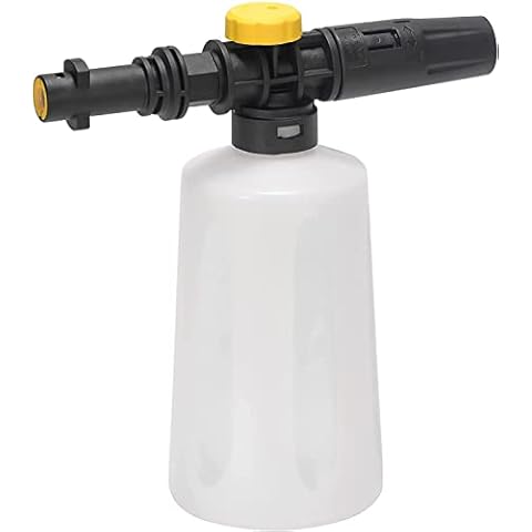 High Pressure Jet Bottle Snow Foam Lance Cannon Washer for Karcher K2 K3 K4 K5 K6 K7 Soap Generator Car Foamer Gun Adjustable Sprayer Nozzle 750ML Cover