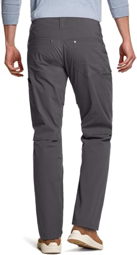 CQR Men's Vent Stretch Pants, Quick Dry Lightweight Casual Cargo Pants, Water Resistant Straight-Fit Utility Work Pants2
