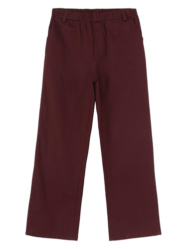 Jelory Kids Boys Birthday Party Suit Trousers Adjustable Waist Regular Fit School Trousers Lightweight Formal Pants3