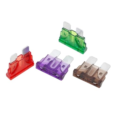 Fusible à lame standard 20A pour protection de circuit auto et moto - Lot de 50 pièces