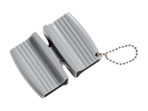 Image of Mercer Culinary Keychain Dual Sharpener, Plastic, Gray 2-Inch