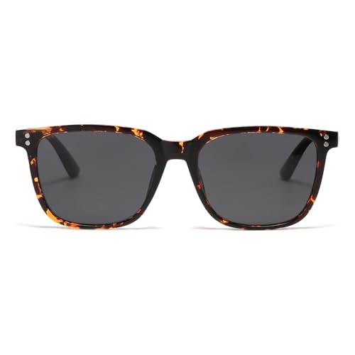 Image of Gleyemor Polarized Mens Square Sunglasses UV400 Protection Sun Glasses