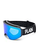 Einfarbige Brillen Plain Eyewear Skibrille mit magnetischer Linse, Anti-Fog UV400 Schutz und Helmkompatibler Komfort für Skifahren und Snowboarden
