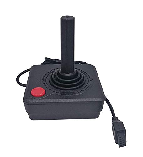 WiCareYo Black Retro Classic Controller Gamepad Joysticks for Atari 2600 System Console