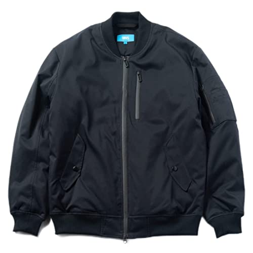 [WORKWEARSUIT] [ワークウェアスーツ] 洗えるMA-1〈メンズ〉（ダークネイビー, LL）