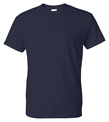 Gildan DryBlend 5.6 oz., 50/50 T-Shirt (G800)- NAVY,S | Amazon.com