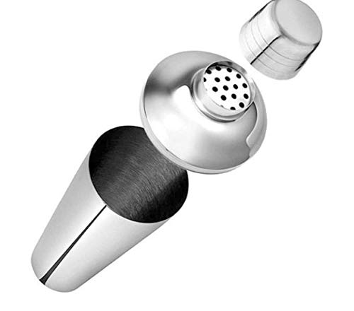 Kit Bar Coqueteleira Profissional Aço Inox 550ml Caipirinha+ balde de gelo