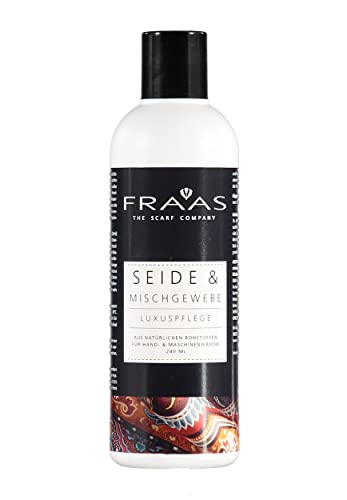 FRAAS Waschmittel für Seide und Seidenmischungen 240 ml - Spezial Waschmittel für Schals und Tücher - Made in Germany