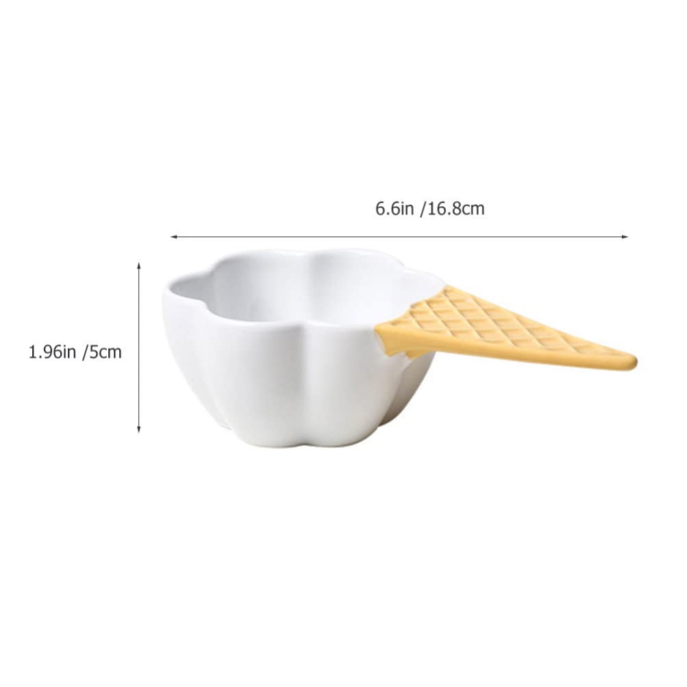 Amazon.com | DOITOOL Ice Bowl 6.61 Inch Handled Dessert Bowl