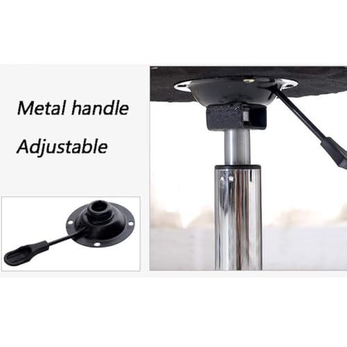 Image of GoKoo Heavy Duty Chair Swivel Plate Seat Lift Tray, Adjustable Height, Cast Iron Base, Bar Stool Plate, Replacement for Bar Stools, Office, Salon Chairs