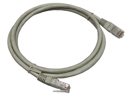 Link-e: Cable de red Ethernet de alta velocidad RJ45 1m Cat.6 Gris Compatible Conexión a Internet, Box, Router, TV, Ordenador, PC, Decodificador, Consola, PS5, PS4, Xbox, Switch...