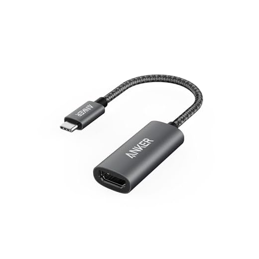 Anker USB C to HDMI Adapter (4K@60Hz), 310 USB-C Adapter (4K HDMI), Aluminum, Portable , for MacBook Pro, Air, iPad Pro, Pixelbook, XPS, Galaxy, and More