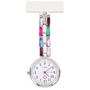 iplusmile Verpleegstershorloge, zakhorloge, verpleegstershorloge, verpleegstershorloge, analoog kwartsuurwerk, verzorgingshorloge, cadeau voor arts, dames, heren, meisjes, student