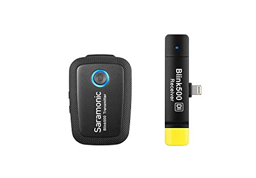 Saramonic Blink 500 B3 TX+RXDi 2.4GHz Micro-Wireless Lavalier System w Apple Lightning Dual-Receiver for iOS Devices
