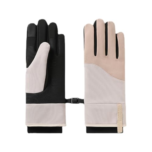 Guantes de ciclismo con pantalla táctil,Guantes de ciclismo de invierno Pantalla táctil - Guantes de ciclismo térmicos antideslizantes con protección contra el frío,Guantes de moda para esquiar mujere