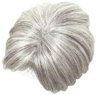 Amazon Co Jp モアヘアピース部分かつら 白髪80パーセント ビューティー