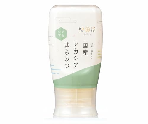 [国産はちみつ] アカシア (300g×1本)|蜂蜜 ハチミツ) ボトル たれにくい 国産 常温 はちみつ ハニー 秋田屋本店 [1028] 国産ハチミツ 100% ギフト 贈答 使いやすい容器