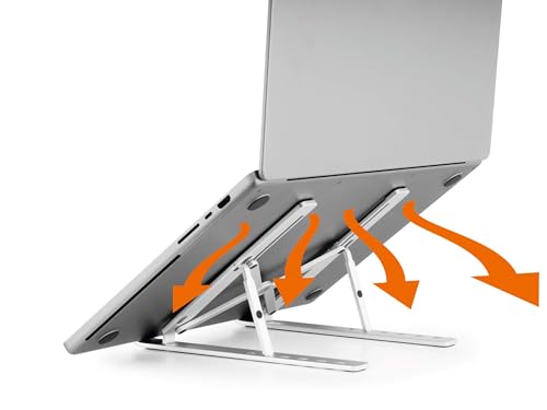 Soporte para portátil Durable plegable y ajustable hasta 15" miniatura 4