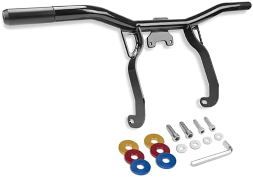 Eumti Front Engine Guard Highway Pegs Crash Bar Bumper Protector with Flat Washer Flat-Out Bar Fit for Harley Touring Street Glide Road King Electra Glide Ultra Limited 2014-2025