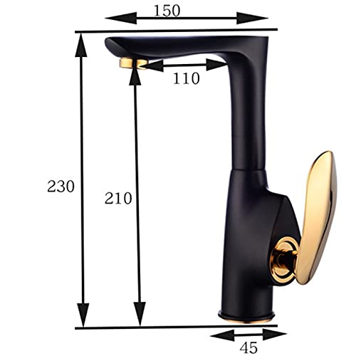 Robinet de cuisine à eau chaude en laiton pour laver grands plats - 2