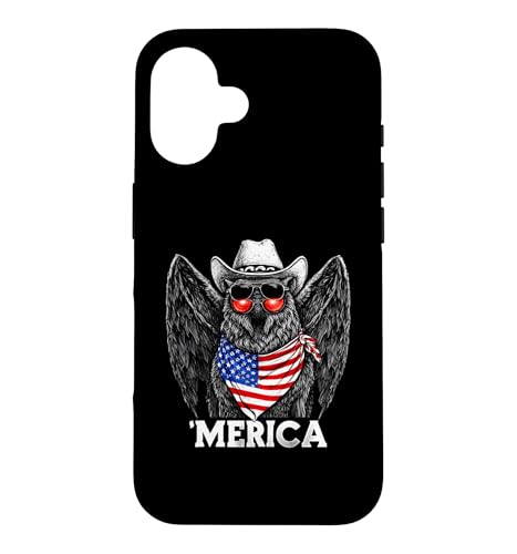 Mothman Cryptozoology Cryptid �A�����J���� �o���_�i �X�}�z�P�[�X iPhone 16 �p