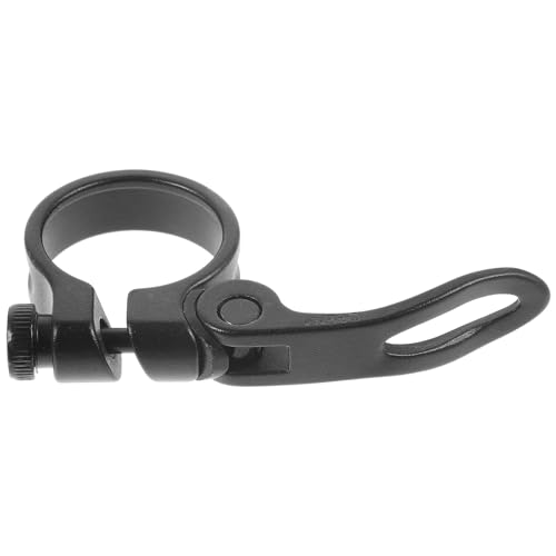 Mikinona Abrazadera de Tija de Sillín para Bicicleta 349 MM de Aleación de Aluminio Cierre Rápido Ajustable Suministros para Ciclismo Repuesto para Bici Plegable y Carretera
