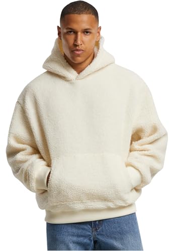 Urban Classics Oversized Teddy Hoody whitesand, XL
