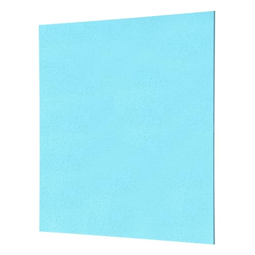 Image of MECCANIXITY 1Pcs Light Blue Glitter Acrylic Sheets 1 /8 inch Thickness 12 inch x 12 inch Glossy PMMA Fluorescent Plastic Sheets Extruded Translucent Blanks for DIY Art Crafting Laser Cutting & Engraving