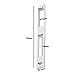 Micro Traders 1Pc Door Flat Strike Plate Stainless Steel Plate 172mm x 23.7mm for Door Handle Deadbolt Security Striker Plates Exterior Interior Door Electric Door Opener Silver(Fully Enclosed)