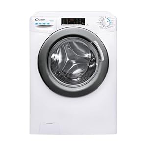 CANDY - Lave-Linge Séchant - Machine à Laver Séchante 10+ 6kg/1400 trs/min - Classe Énergétique A - 15 Programmes - Ecran Digital, Fonction Vapeur - Blanc - 85 x 60 x 54 cm - Modèle CSWS4106TWMRE/FR