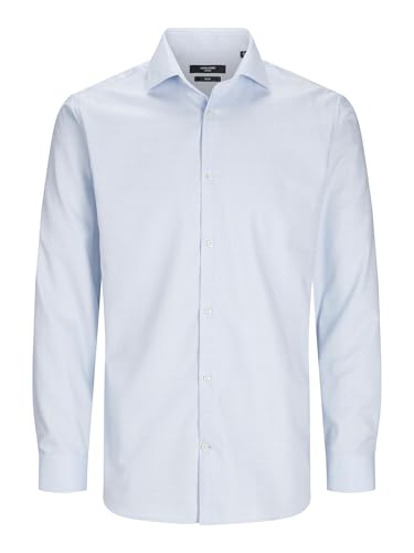 JACK & JONES Camisa de Hombre Slim Fit Camisa, Color Azul., S