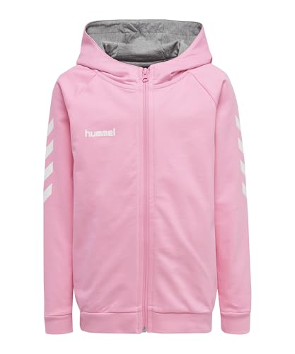 hummel GO Kids Zip Hoodie Sweatshirt, Cotton Candy, 176