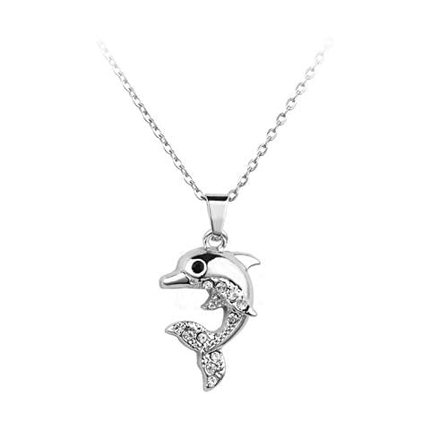 MiniJewelry Dolphin Pendant Necklace for Women Cover